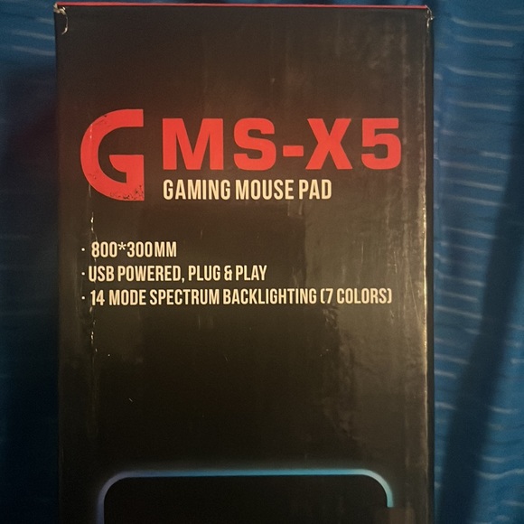 GMS-X5 7 Colors Symphony Glowing Gaming Mouse Pad, 14 Spectral Backlight… - Picture 5 of 11